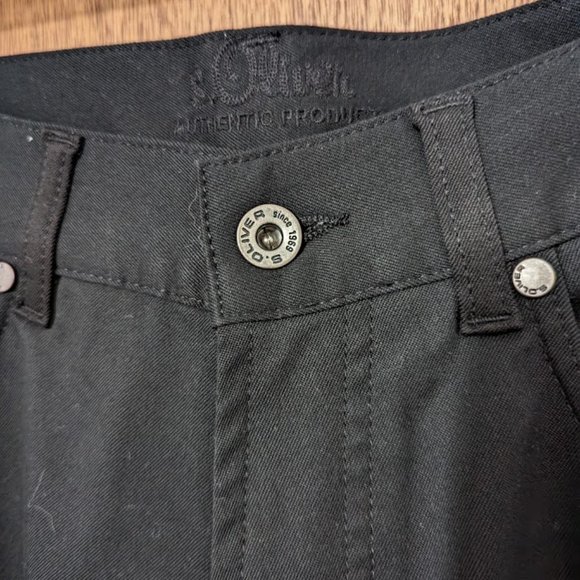 Authentic S. Oliver Black pants 28x32 Ladies - Picture 2 of 6